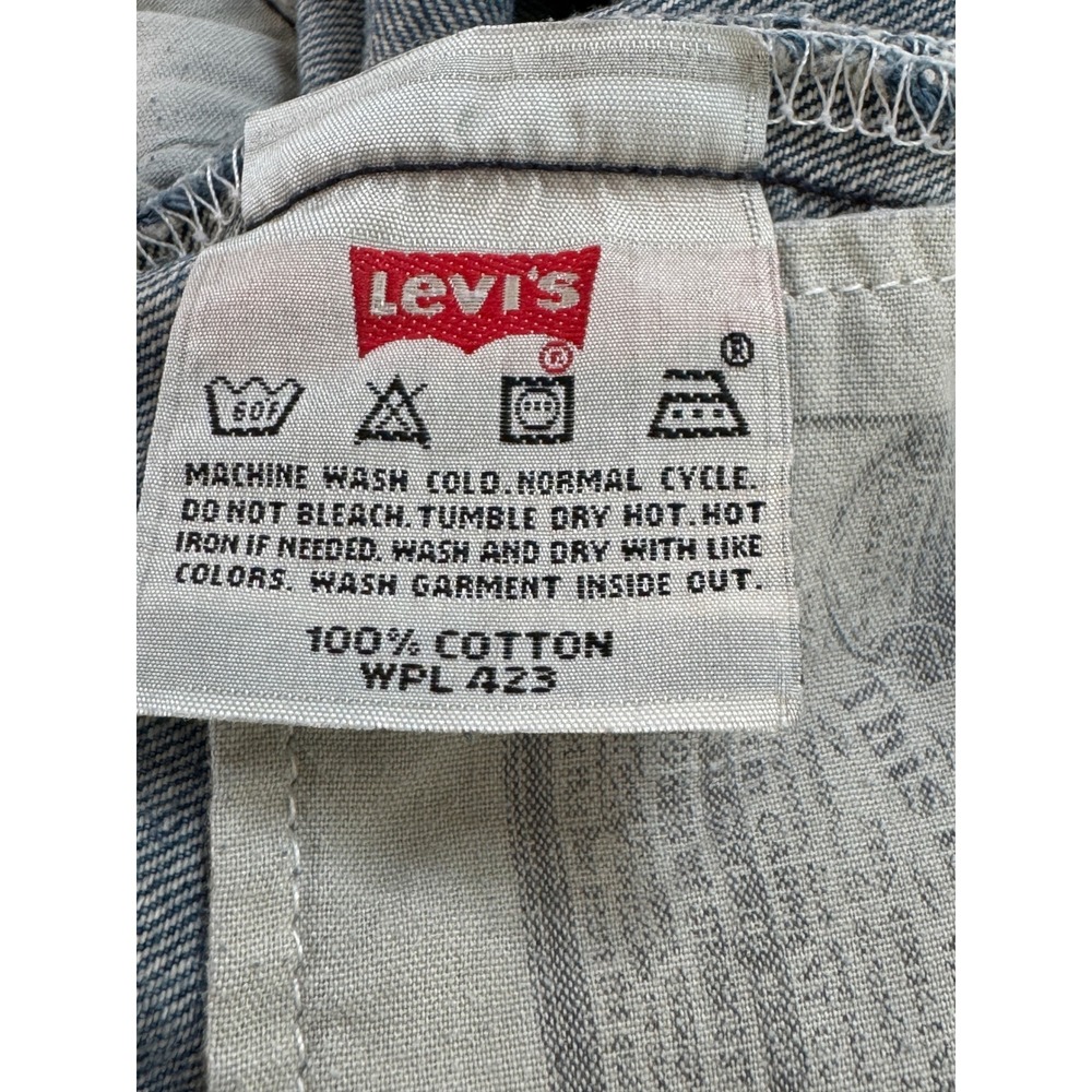Vintage Levi's 501 Jeans 32x30 Blue Straight Leg Button Fly Retro Grunge Rugged - Picture 4 of 15